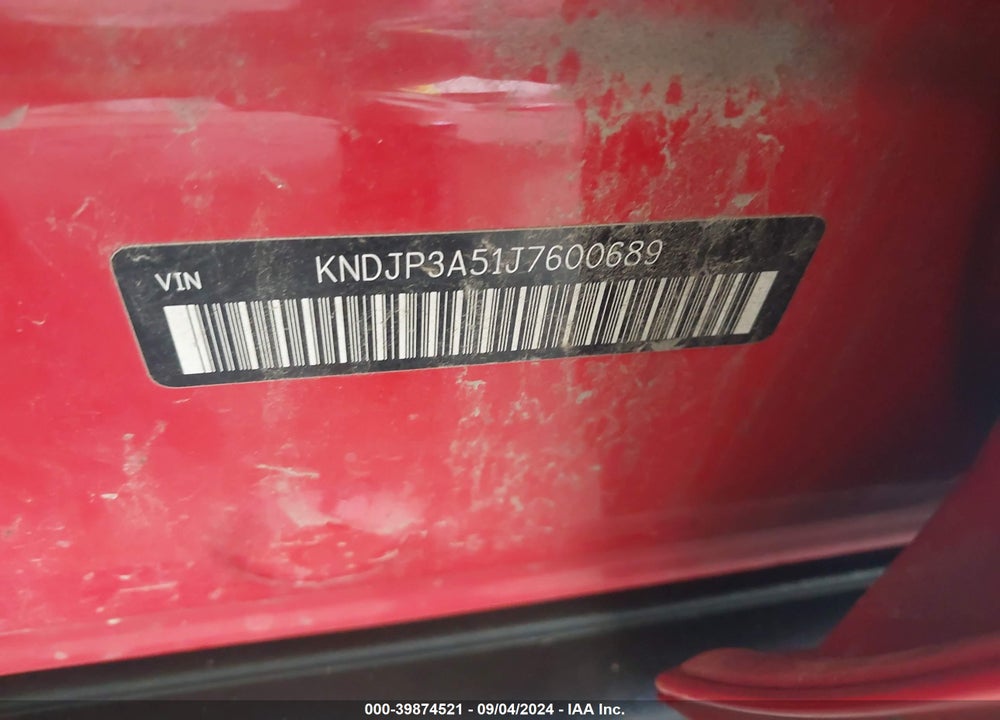 2018 KIA SOUL VIN: KNDJP3A51J7600689
