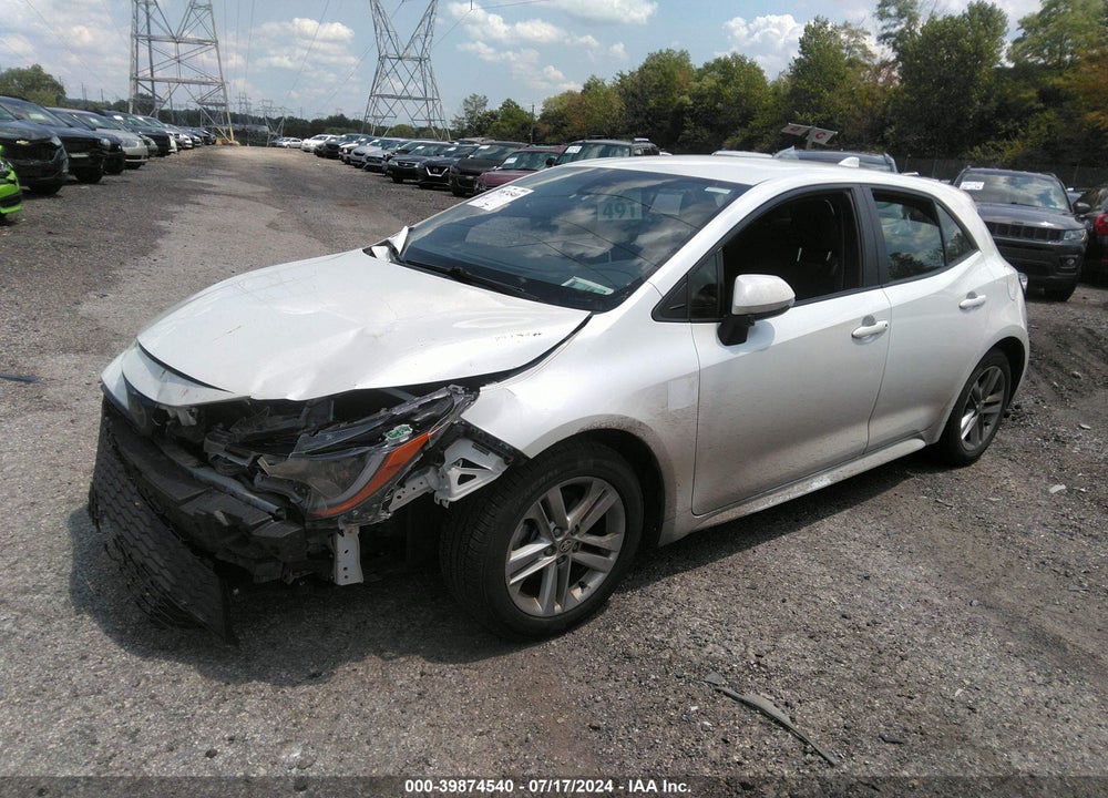 2019 TOYOTA COROLLA SE VIN: JTNK4RBE3K3070471