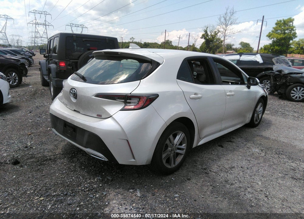 2019 TOYOTA COROLLA SE VIN: JTNK4RBE3K3070471