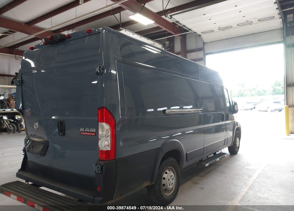 2020 RAM PROMASTER 3500 CARGO VAN HIGH ROOF 159 WB EXT VIN: 3C6URVJG9LE140129