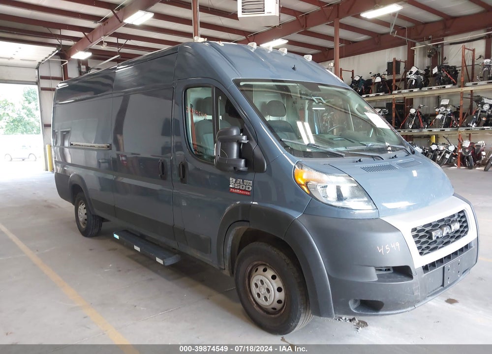2020 RAM PROMASTER 3500 CARGO VAN HIGH ROOF 159 WB EXT VIN: 3C6URVJG9LE140129