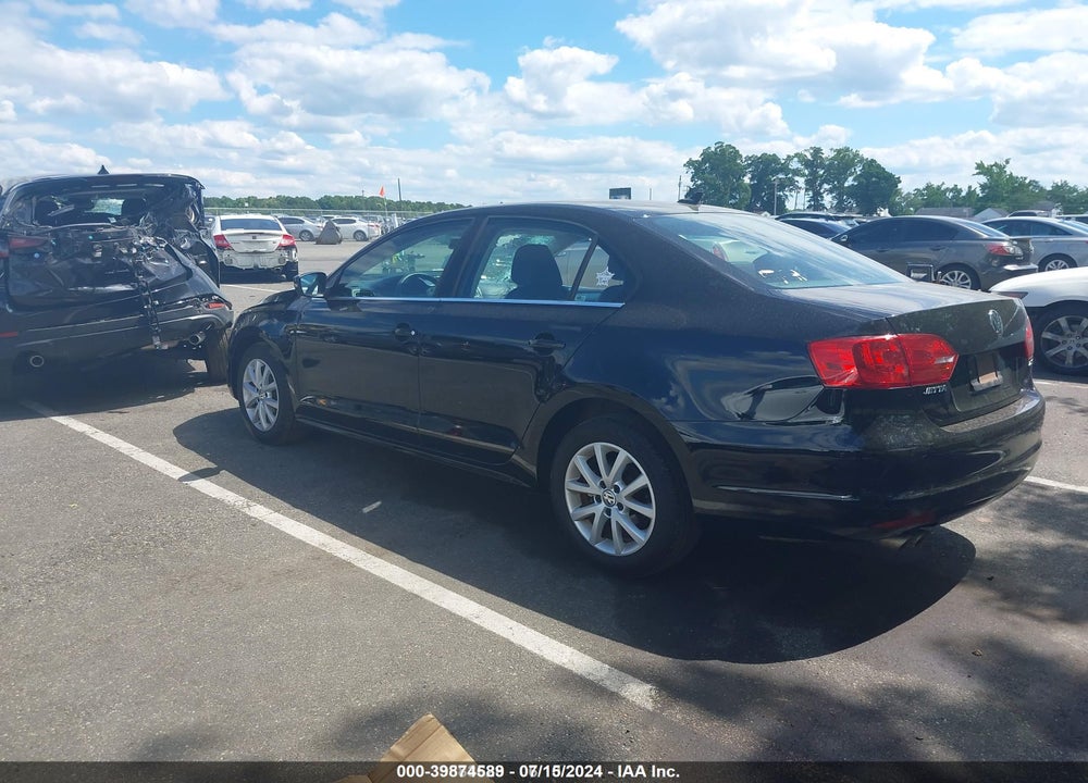 2013 VOLKSWAGEN JETTA 2.5L SE VIN: 3VWBP7AJ0DM400905