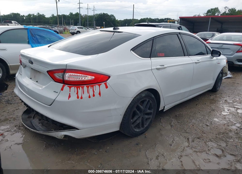 2016 FORD FUSION SE VIN: 3FA6P0H76GR343984