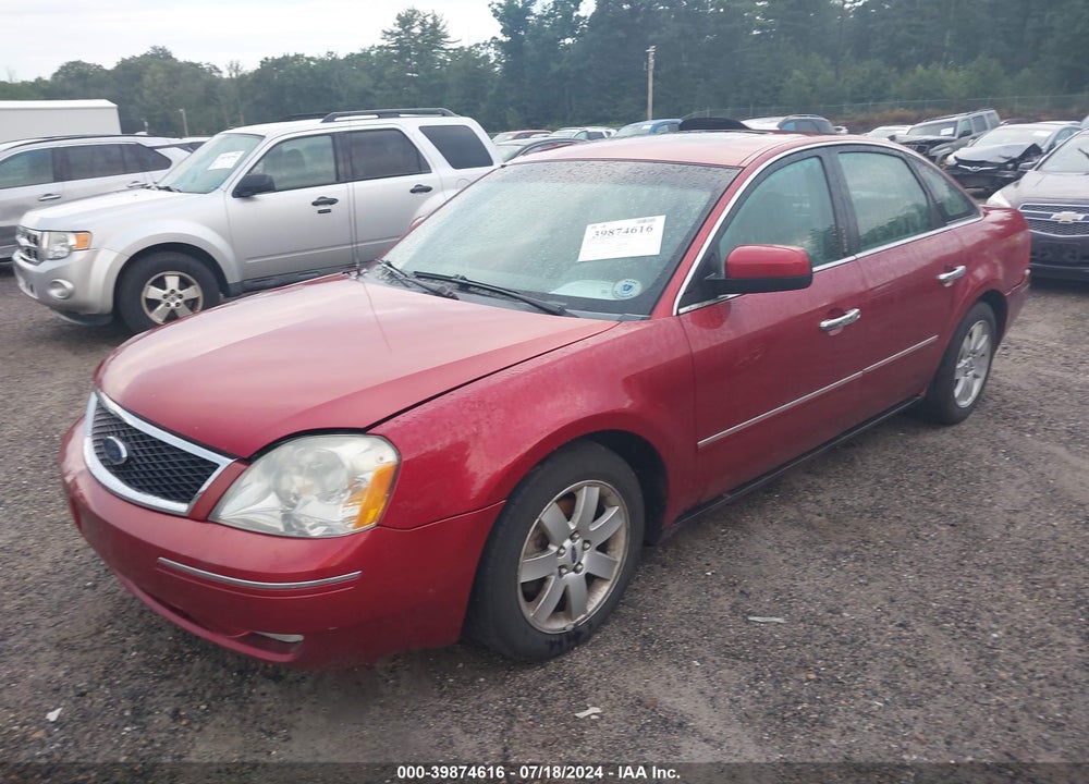 2005 FORD FIVE HUNDRED SEL VIN: 1FAHP24195G186624
