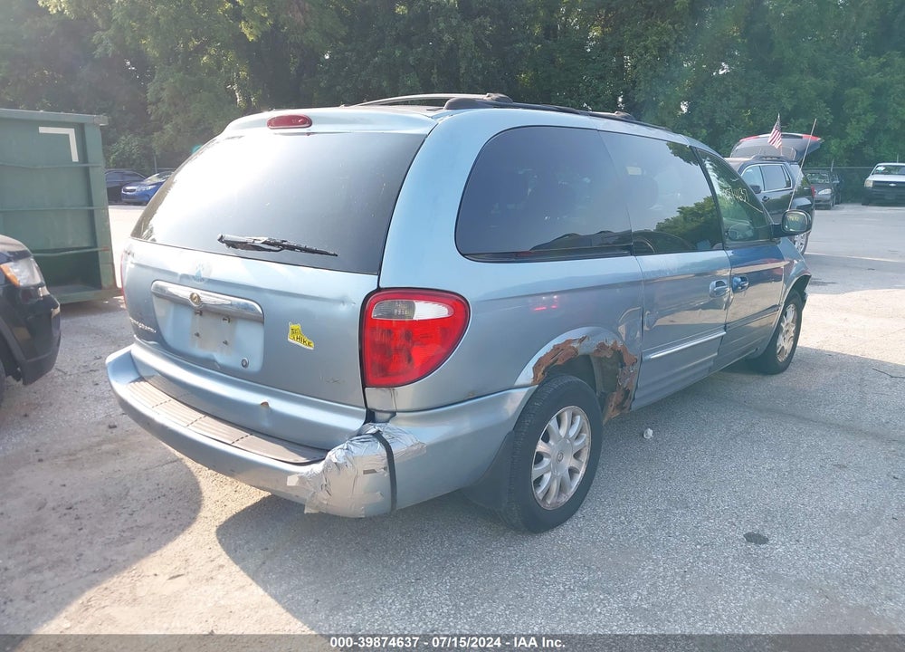 2003 CHRYSLER TOWN & COUNTRY LXI VIN: 2C4GP54L23R244612