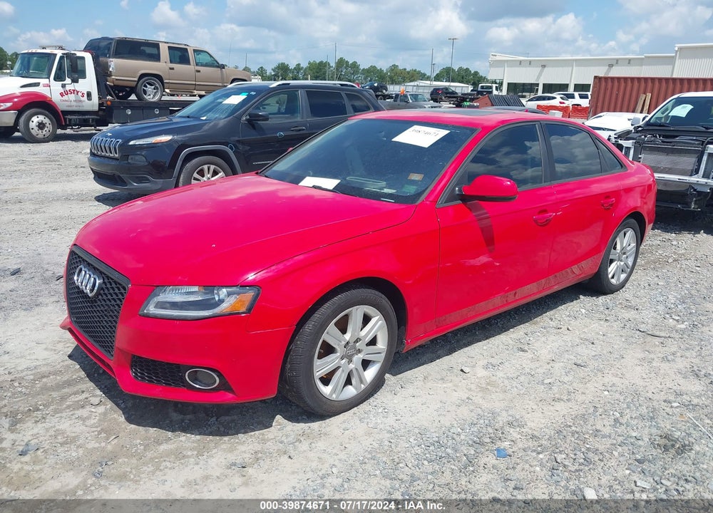2011 AUDI A4 2.0T PREMIUM VIN: WAUAFAFL7BN027113