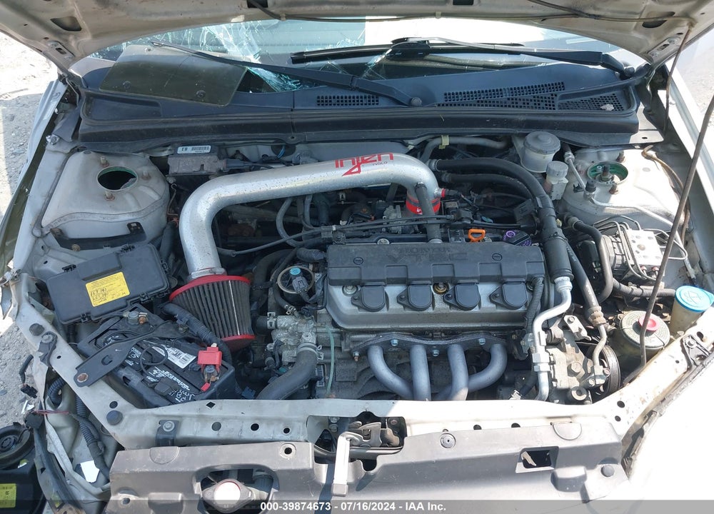 2002 HONDA CIVIC EX VIN: 1HGEM21072L104752