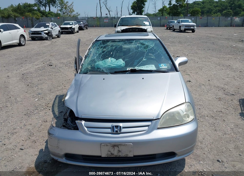 2002 HONDA CIVIC EX VIN: 1HGEM21072L104752