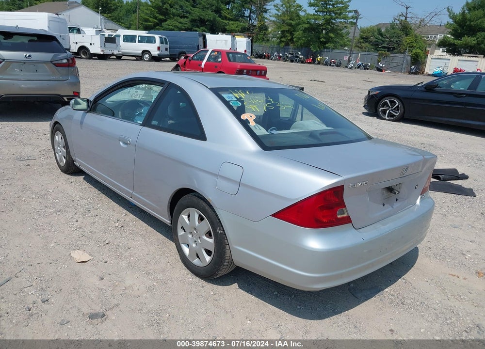 2002 HONDA CIVIC EX VIN: 1HGEM21072L104752