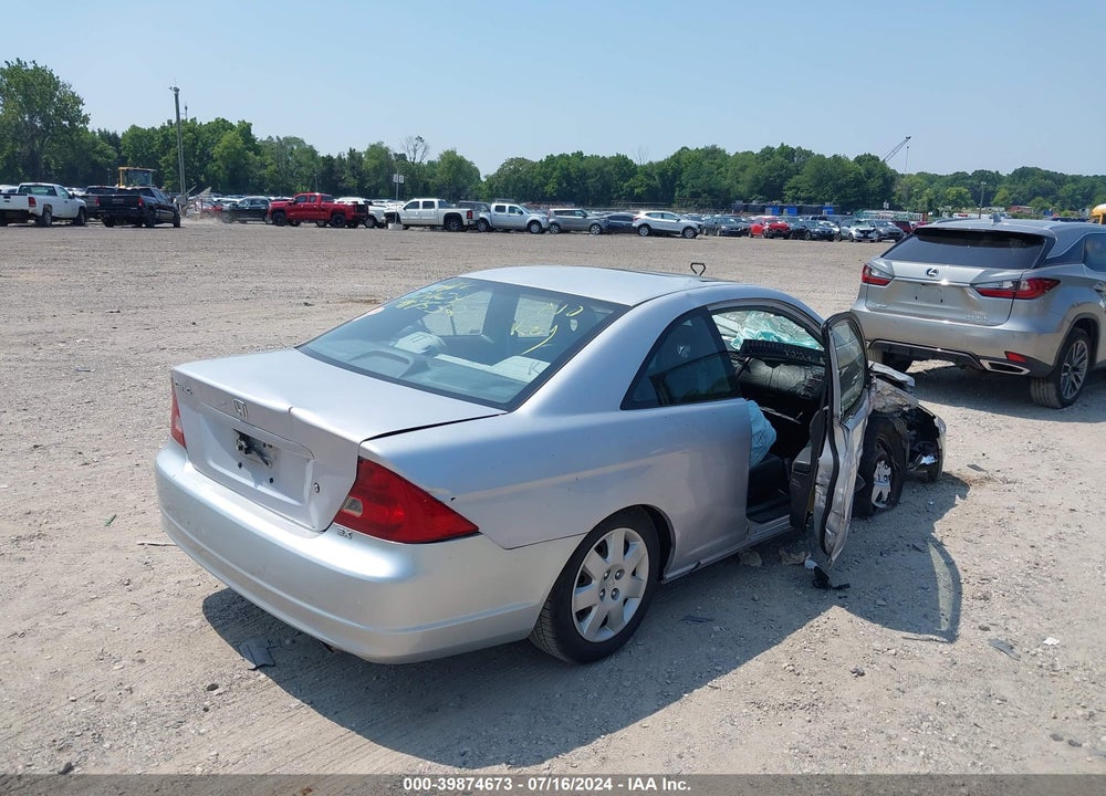 2002 HONDA CIVIC EX VIN: 1HGEM21072L104752