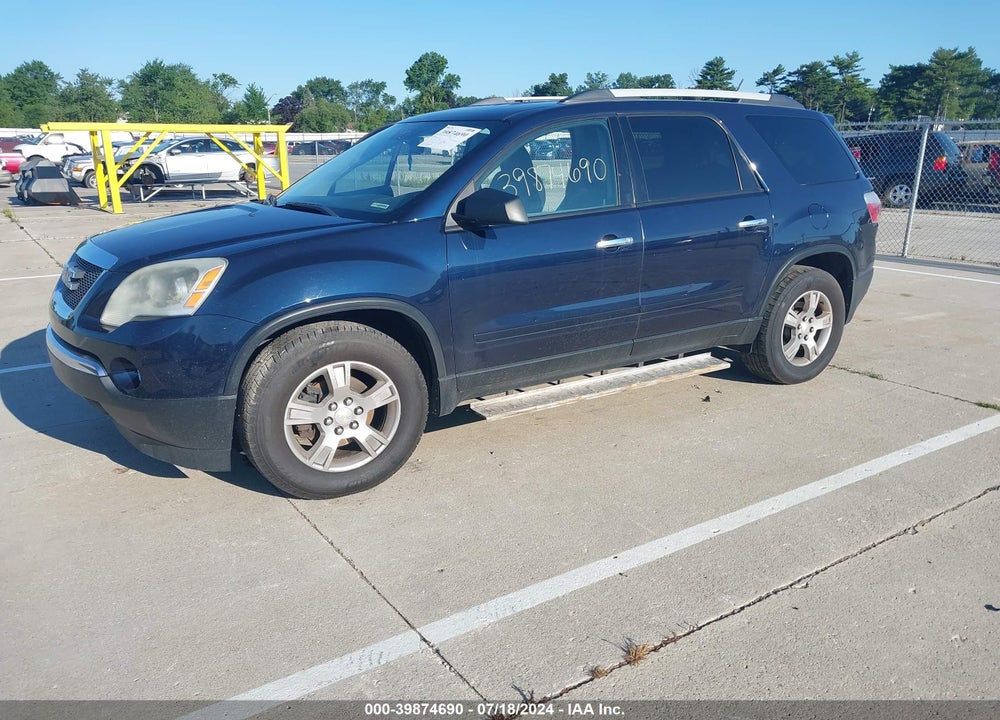 2011 GMC ACADIA SLE VIN: 1GKKRPEDXBJ264248