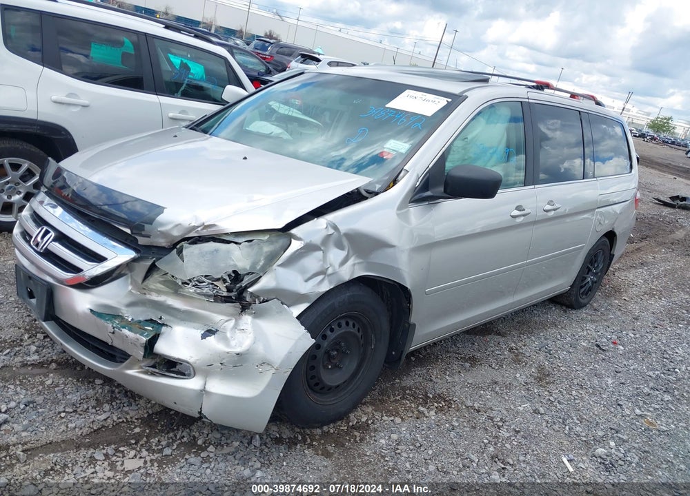 2007 HONDA ODYSSEY EX-L VIN: 5FNRL387X7B091422