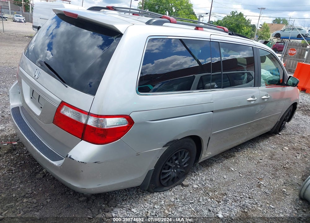 2007 HONDA ODYSSEY EX-L VIN: 5FNRL387X7B091422