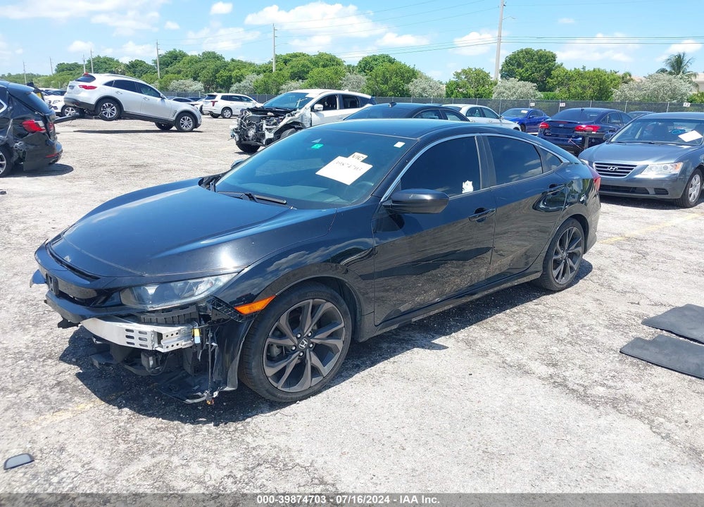 2020 HONDA CIVIC SPORT VIN: 19XFC2F80LE021937