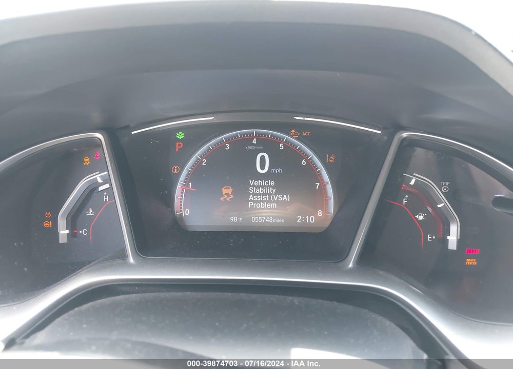 2020 HONDA CIVIC SPORT VIN: 19XFC2F80LE021937