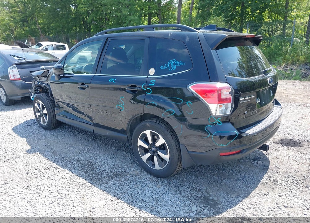 2018 SUBARU FORESTER 2.5I LIMITED VIN: JF2SJARC3JH601349
