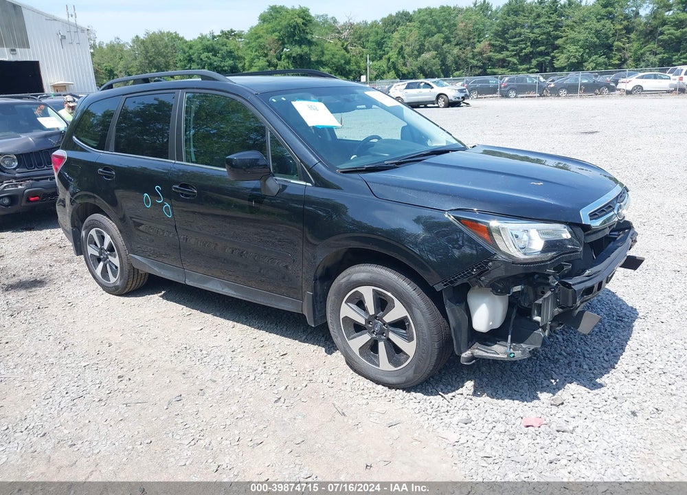 2018 SUBARU FORESTER 2.5I LIMITED VIN: JF2SJARC3JH601349