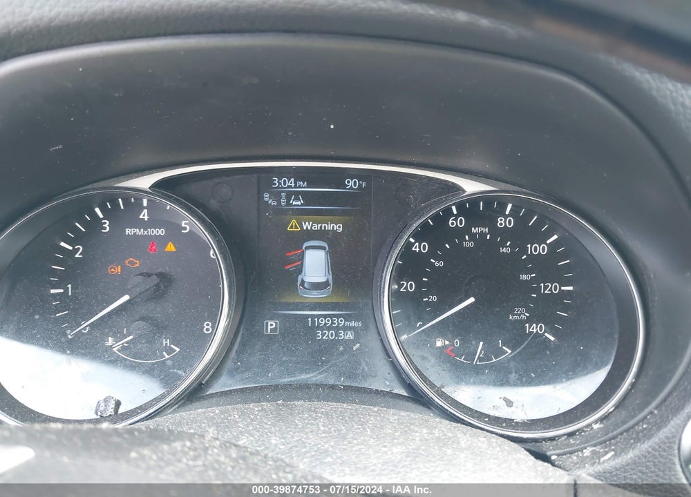 2015 NISSAN ROGUE SL VIN: 5N1AT2MV1FC860960
