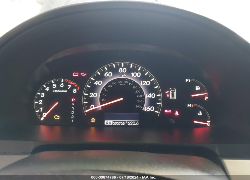 2007 HONDA ODYSSEY TOURING VIN: 5FNRL388X7B100242