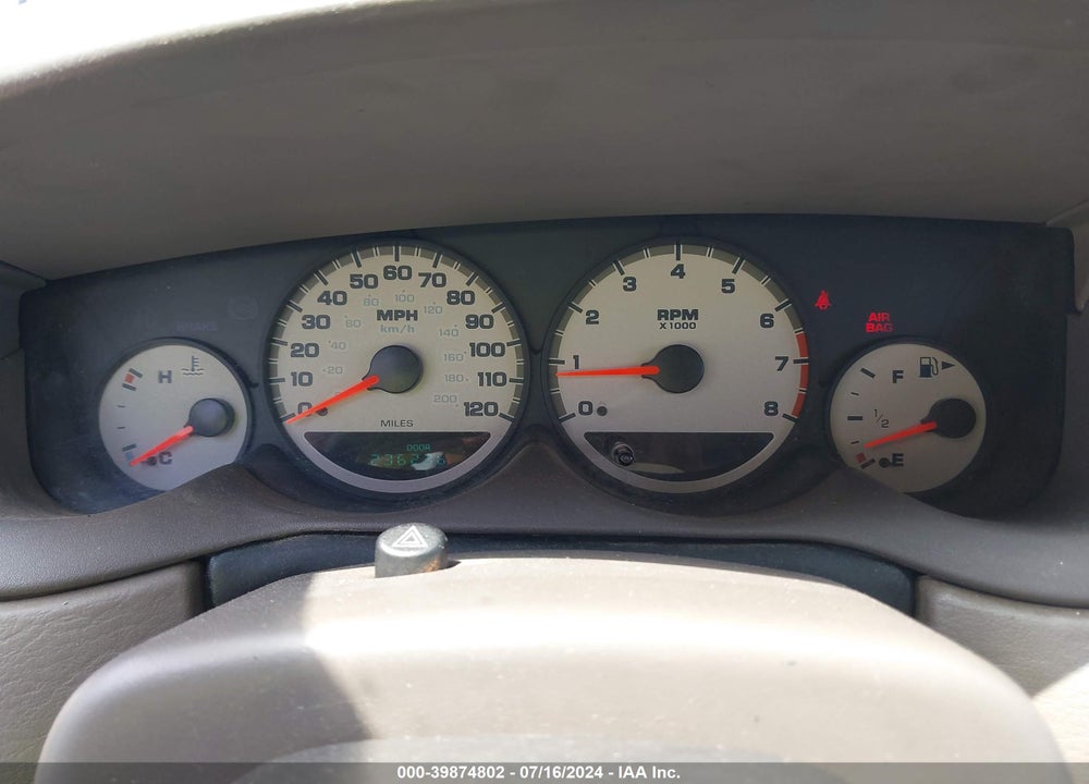 2005 DODGE NEON SXT VIN: 1B3ES56C15D124892