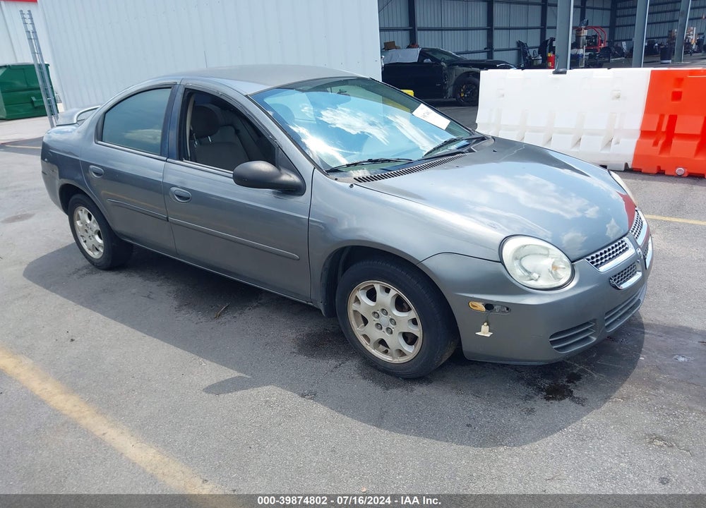 2005 DODGE NEON SXT VIN: 1B3ES56C15D124892