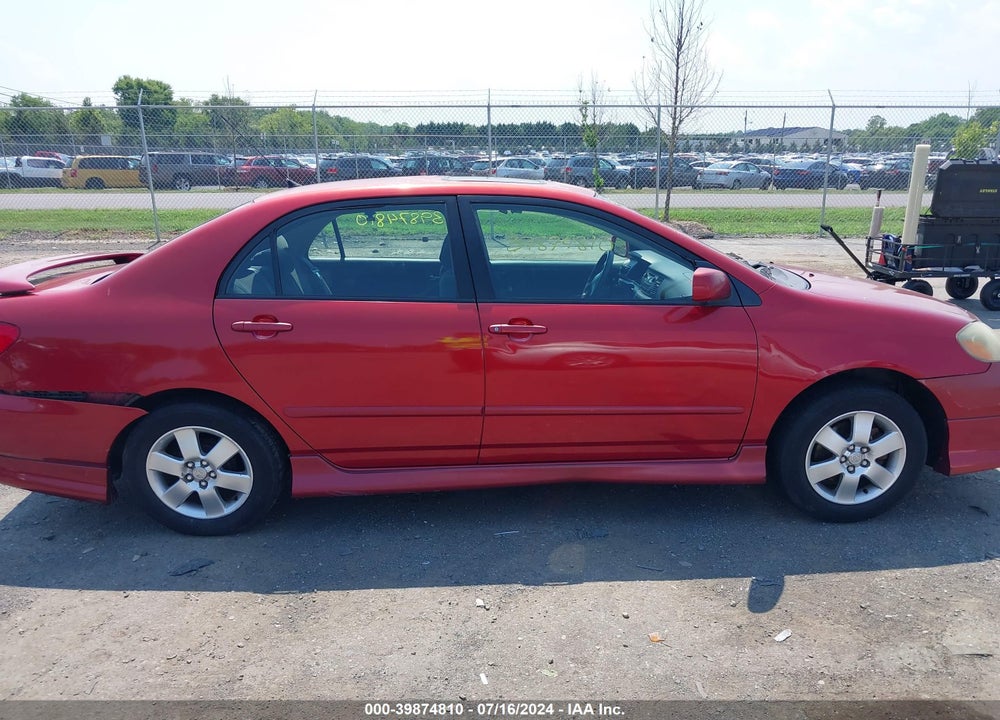 2005 TOYOTA COROLLA S VIN: 2T1BR30E15C407656