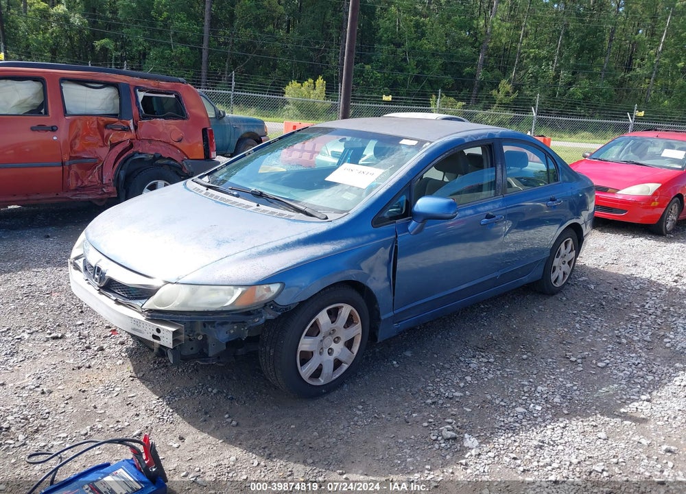 2010 HONDA CIVIC LX VIN: 2HGFA1F59AH581044