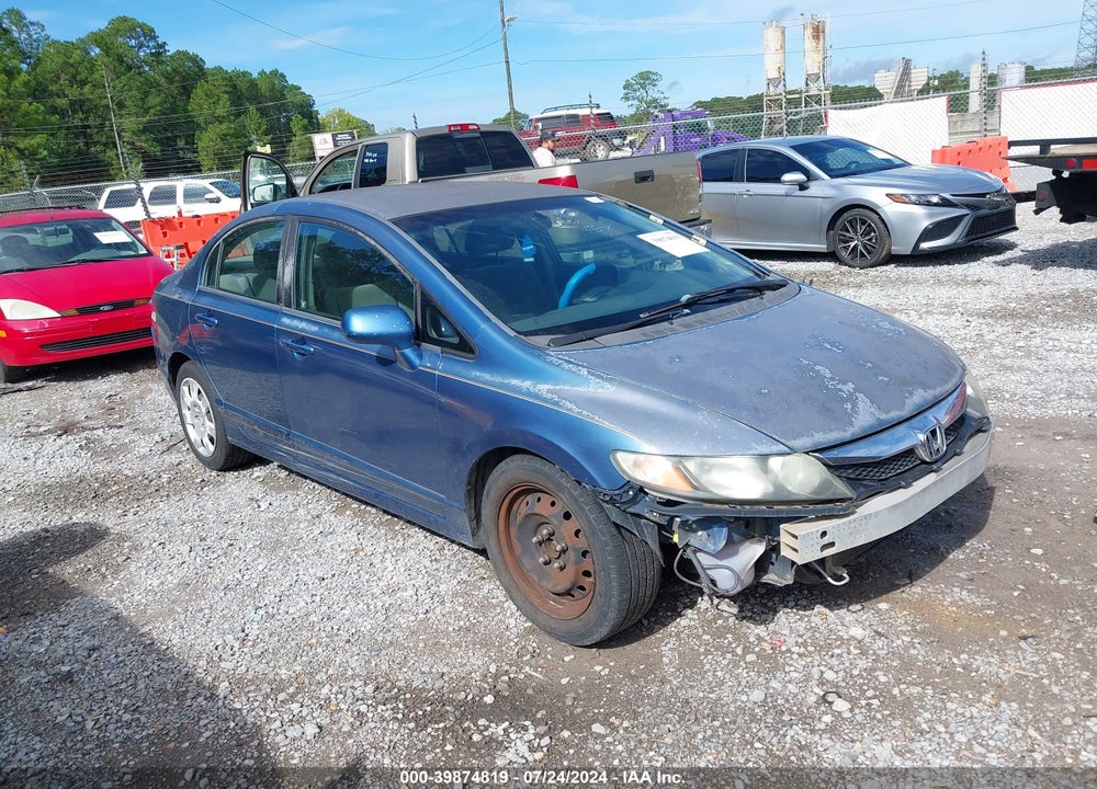 2010 HONDA CIVIC LX VIN: 2HGFA1F59AH581044
