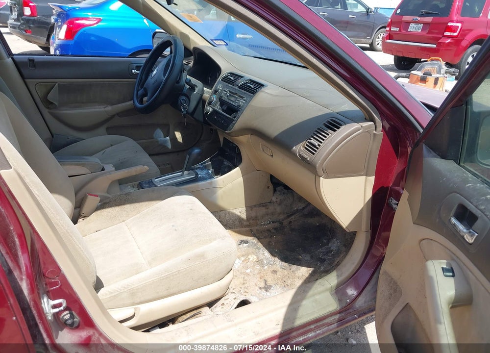 2003 HONDA CIVIC LX VIN: 2HGES16503H558344