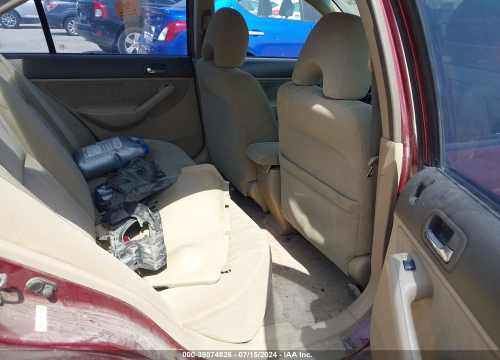 2003 HONDA CIVIC LX VIN: 2HGES16503H558344