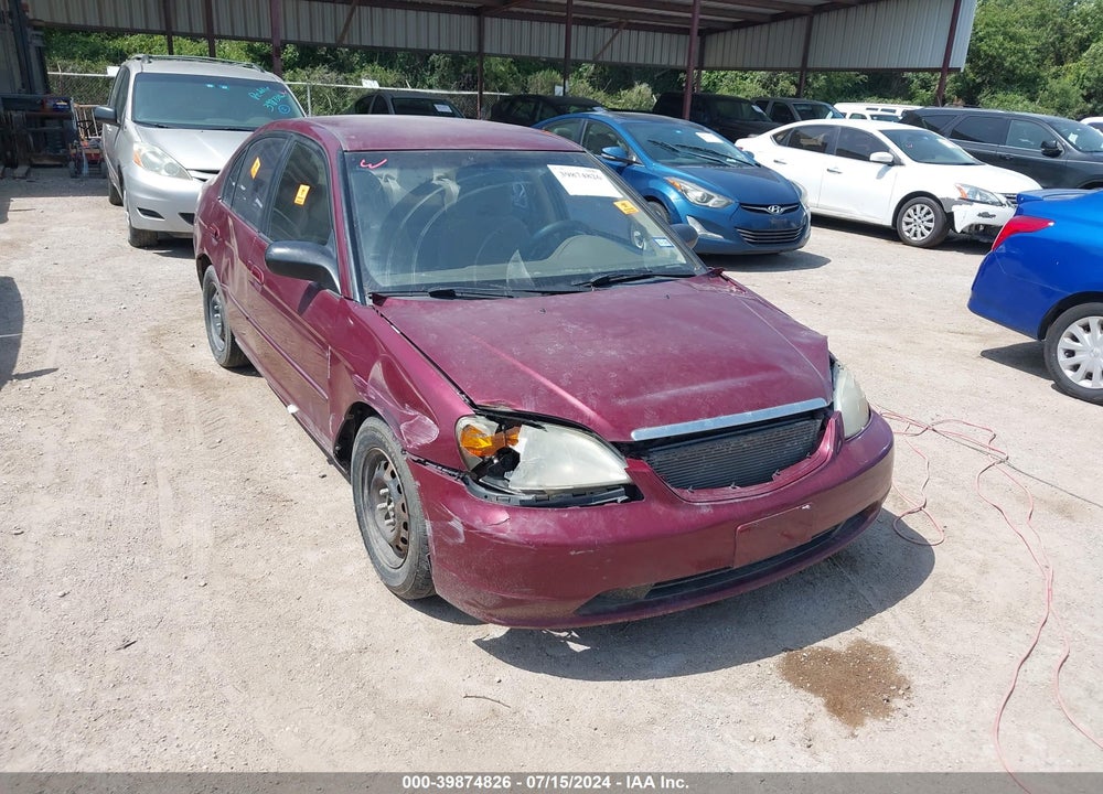 2003 HONDA CIVIC LX VIN: 2HGES16503H558344