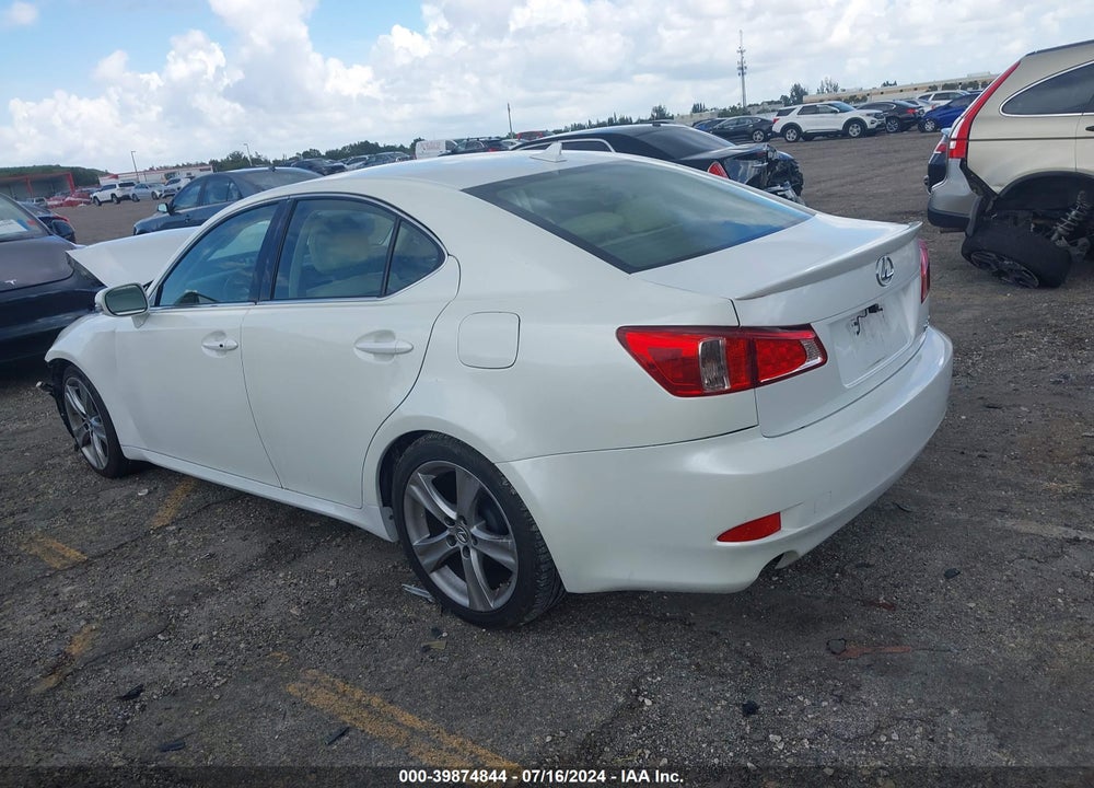 2013 LEXUS IS 250 VIN: JTHBF5C2XD5192326
