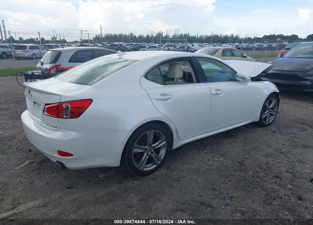 2013 LEXUS IS 250 VIN: JTHBF5C2XD5192326