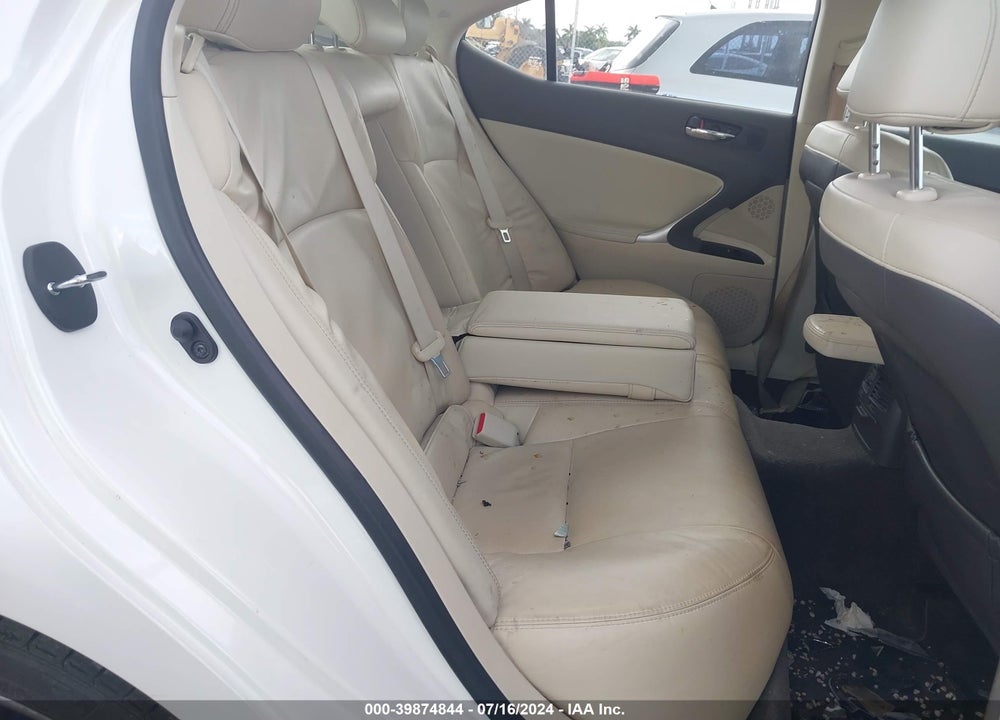 2013 LEXUS IS 250 VIN: JTHBF5C2XD5192326