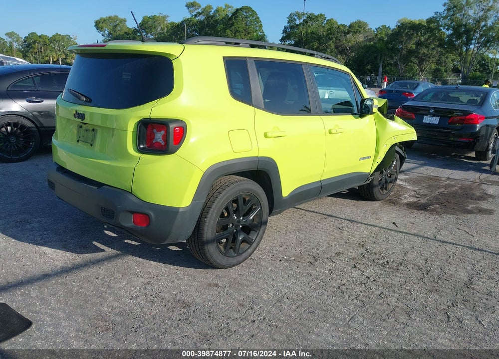 2017 JEEP RENEGADE ALTITUDE FWD VIN: ZACCJABB4HPG50051