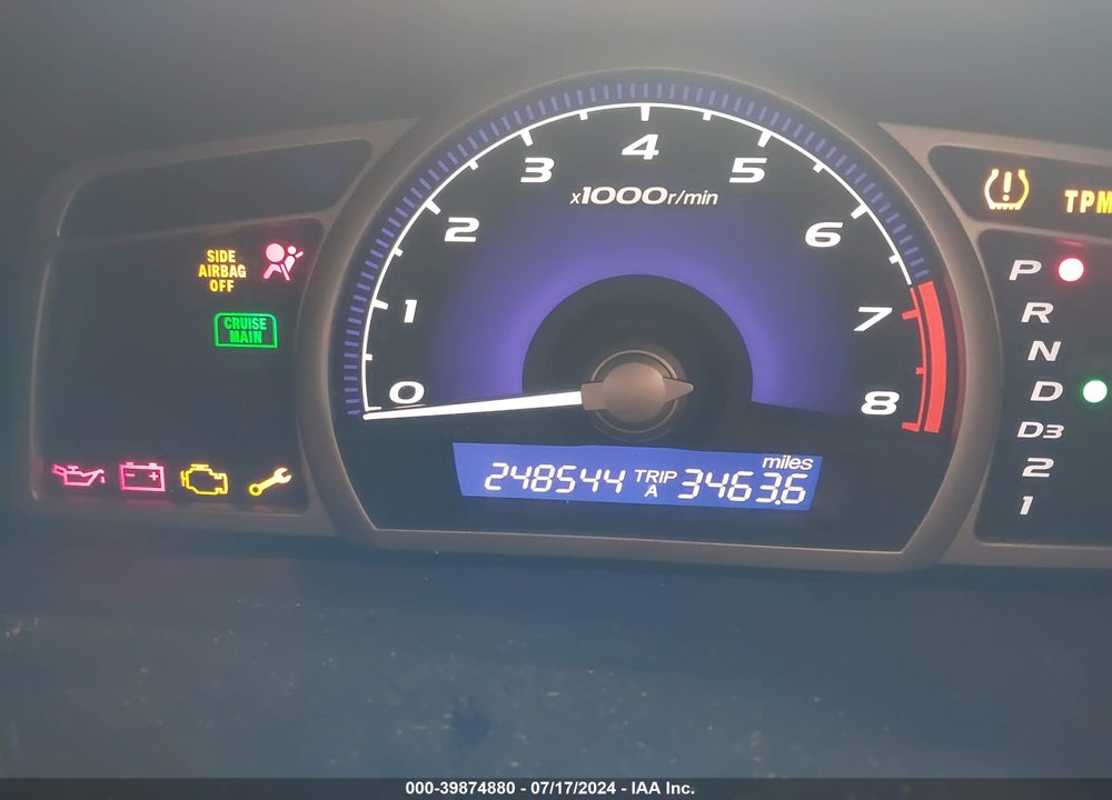 2009 HONDA CIVIC LX VIN: 2HGFA16529H310239