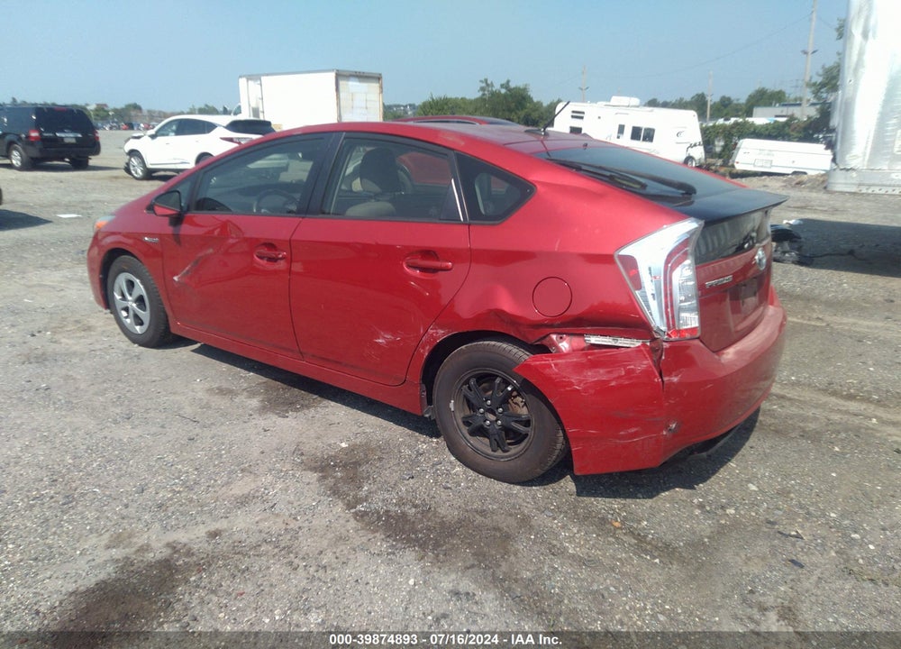 2015 TOYOTA PRIUS THREE VIN: JTDKN3DU9F0408451