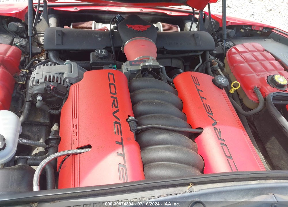 2004 CHEVROLET CORVETTE VIN: 1G1YY22G545108455