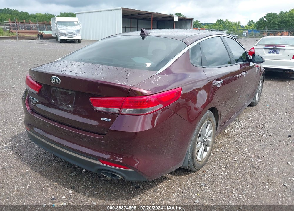 2016 KIA OPTIMA LX TURBO VIN: 5XXGT4L17GG103247