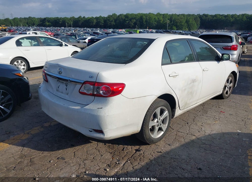 2011 TOYOTA COROLLA LE VIN: 2T1BU4EE8BC635601
