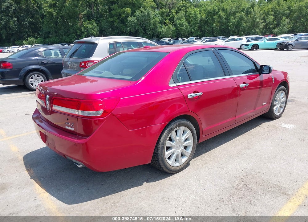2012 LINCOLN MKZ HYBRID VIN: 3LNDL2L35CR820262