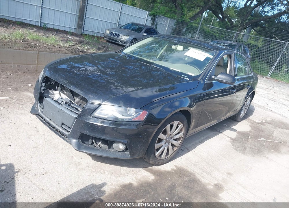 2011 AUDI A4 2.0T PREMIUM VIN: WAUEFAFL2BN049134