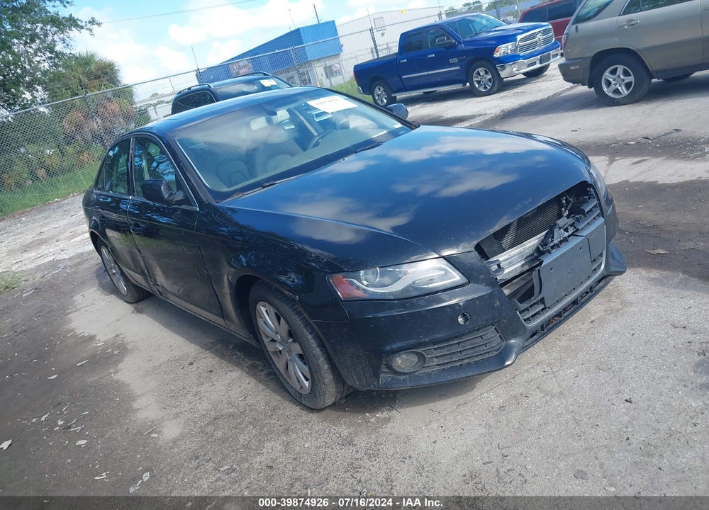 2011 AUDI A4 2.0T PREMIUM VIN: WAUEFAFL2BN049134