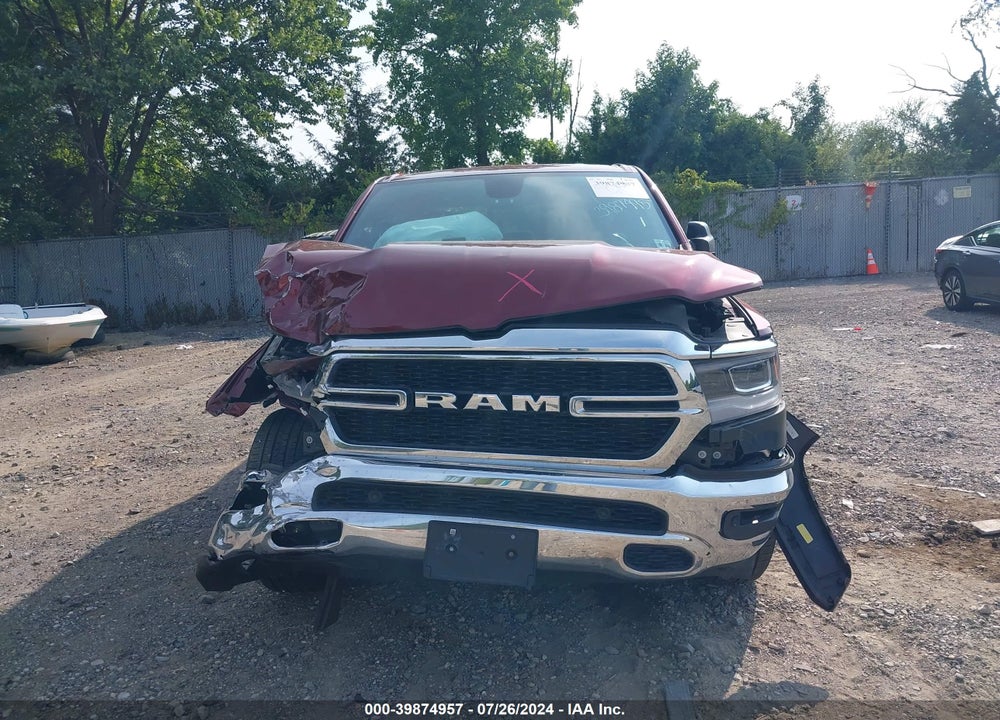 2021 RAM 1500 BIG HORN 4X4 5'7 BOX VIN: 1C6SRFFM7MN696643
