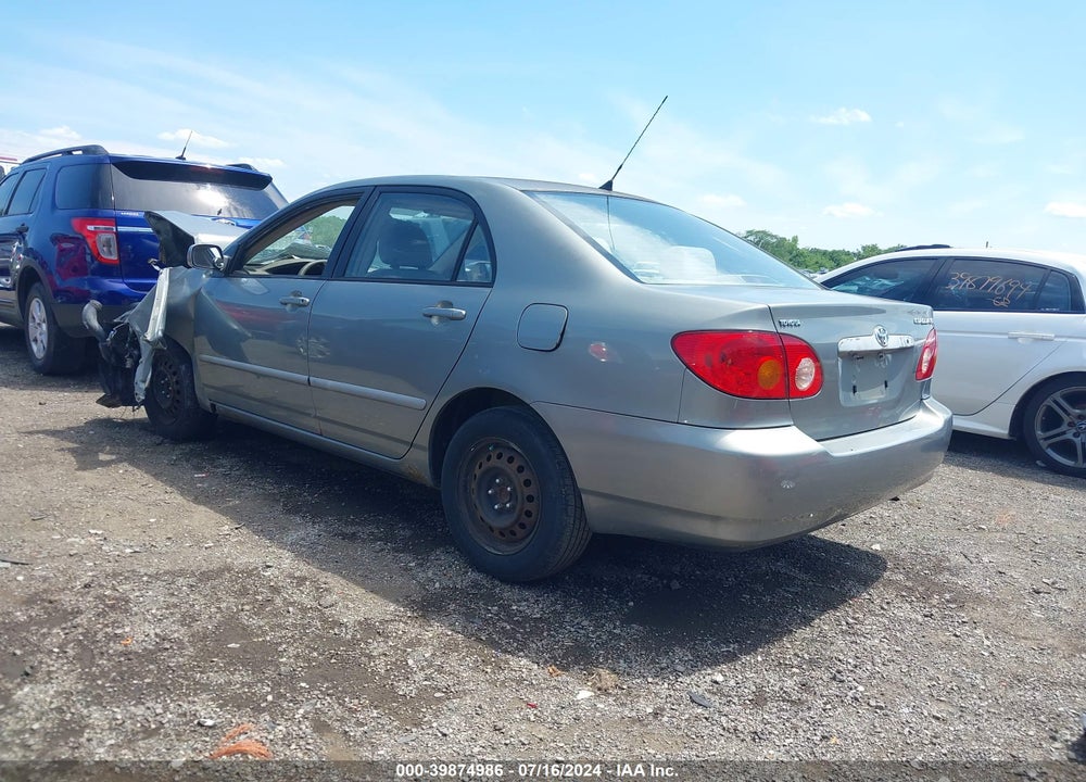 2003 TOYOTA COROLLA LE VIN: 2T1BR38E63C111565