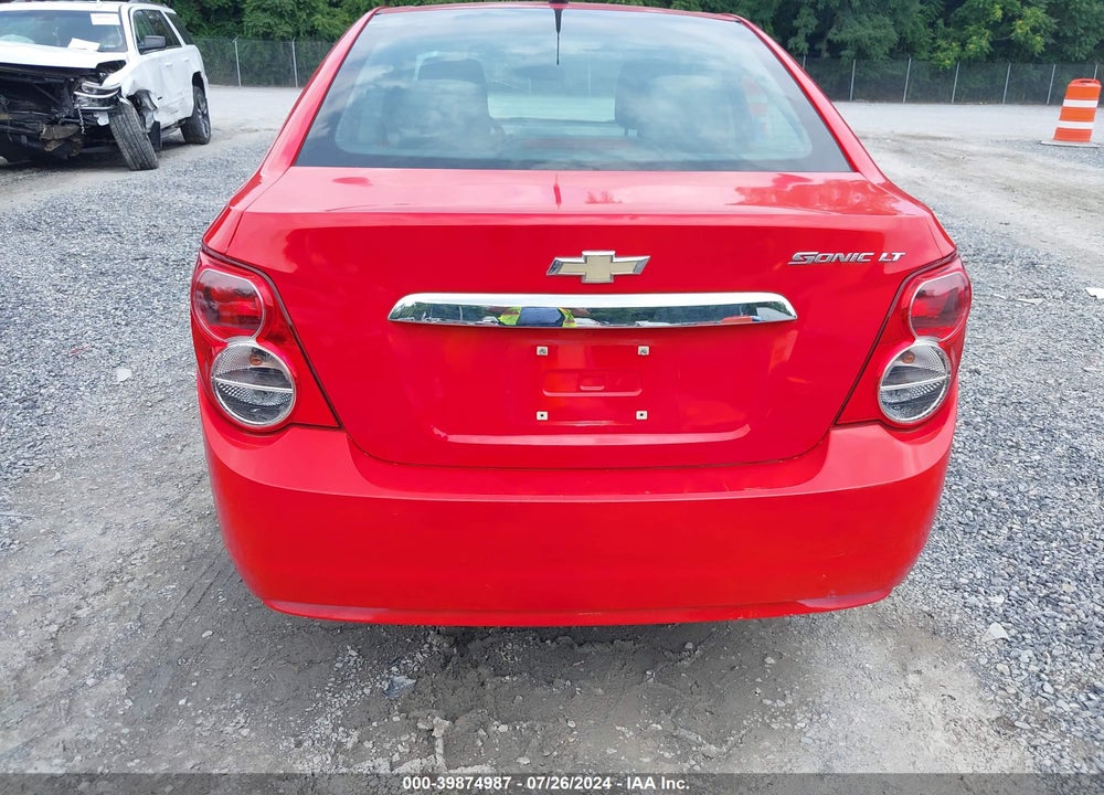 2014 CHEVROLET SONIC LT AUTO VIN: 1G1JC5SH8E4242104