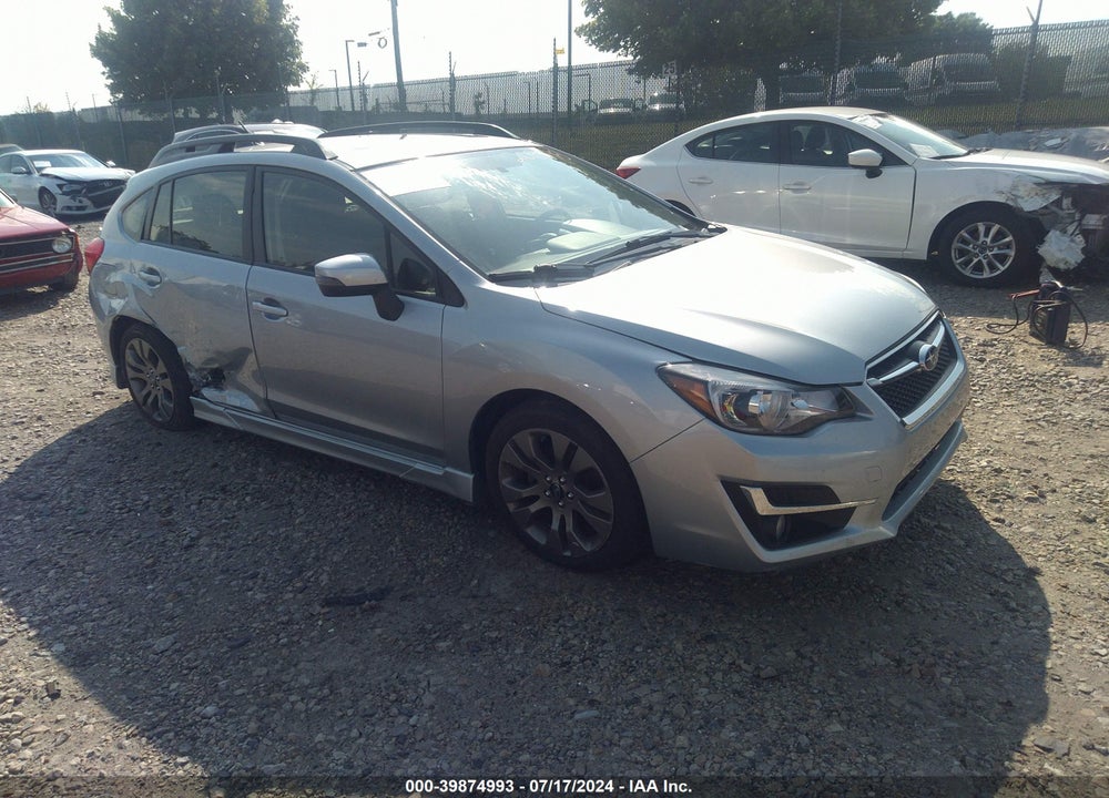 2016 SUBARU IMPREZA 2.0I SPORT PREMIUM VIN: JF1GPAP62G8208098