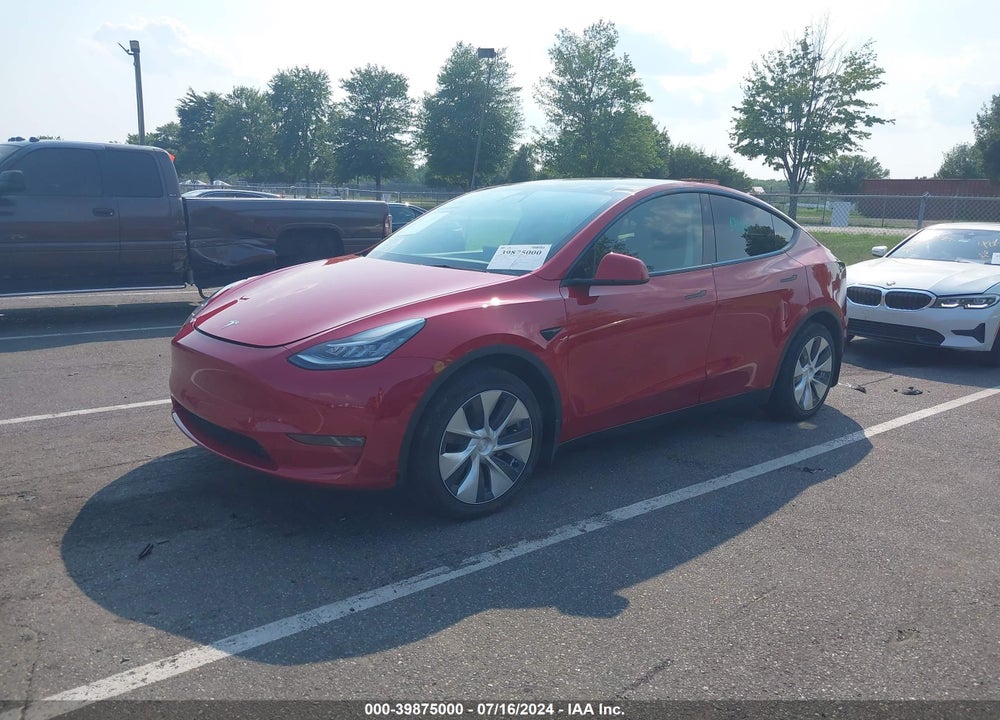 2021 TESLA MODEL Y LONG RANGE DUAL MOTOR ALL-WHEEL DRIVE VIN: 5YJYGDEE6MF296840