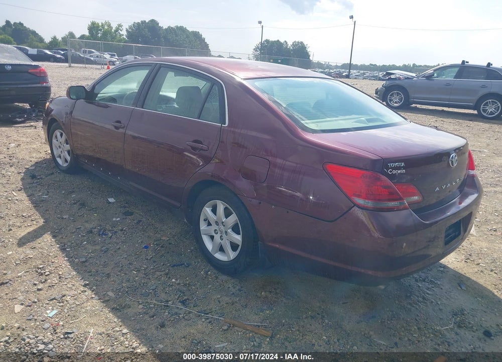 2008 TOYOTA AVALON XL VIN: 4T1BK36B78U278620