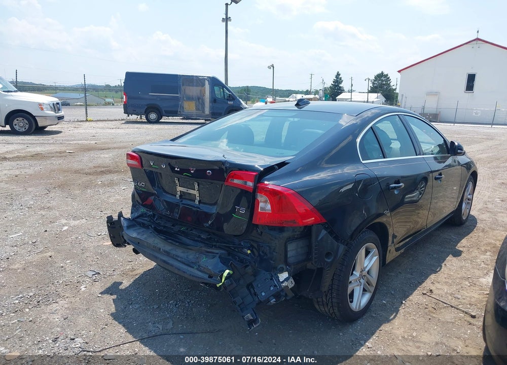 2015 VOLVO S60 T5 PLATINUM VIN: YV126MFM9F1349261